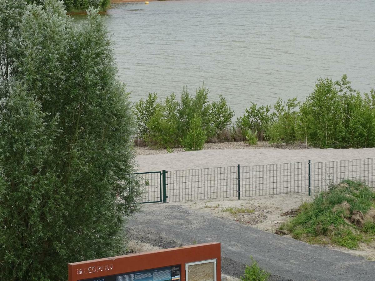 Ferienwohnung Feriendomizil am Störmthaler See, Lagovida, Leipziger Neuseenland, Großpösna, Sauna mit Seeblick Exterior foto