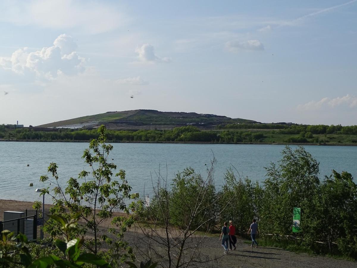 Ferienwohnung Feriendomizil am Störmthaler See, Lagovida, Leipziger Neuseenland, Großpösna, Sauna mit Seeblick Exterior foto