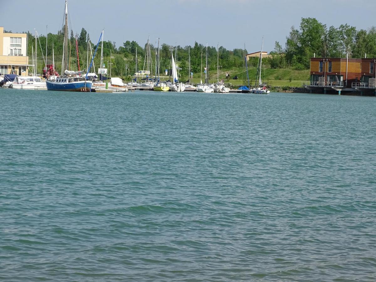 Ferienwohnung Feriendomizil am Störmthaler See, Lagovida, Leipziger Neuseenland, Großpösna, Sauna mit Seeblick Exterior foto