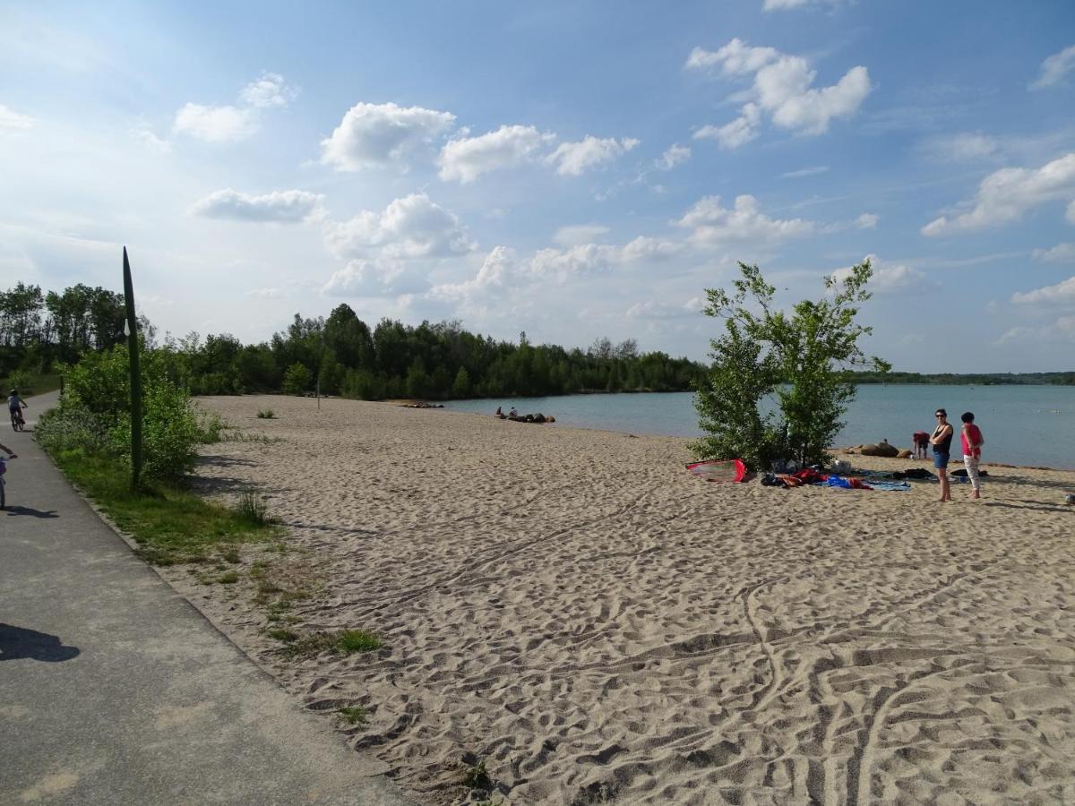 Ferienwohnung Feriendomizil am Störmthaler See, Lagovida, Leipziger Neuseenland, Großpösna, Sauna mit Seeblick Exterior foto